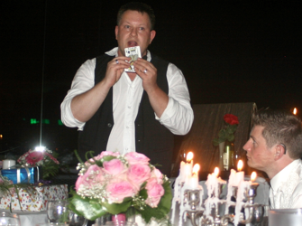 Ein besonderes Erlebnis - Weddingmagic mit Illusionist und Zauberkünstler Matthias Drechsel